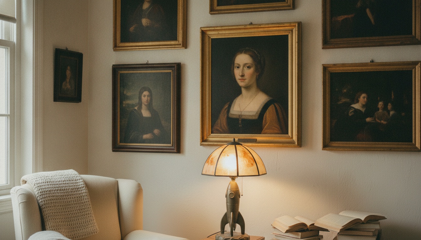 Lampe vintage inspirée de films cultes