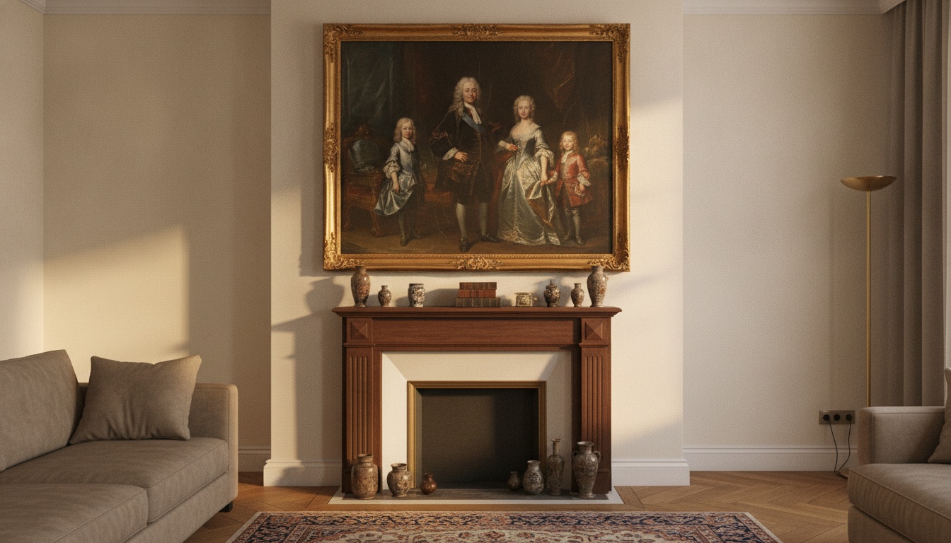 Portrait de famille sur toile unique