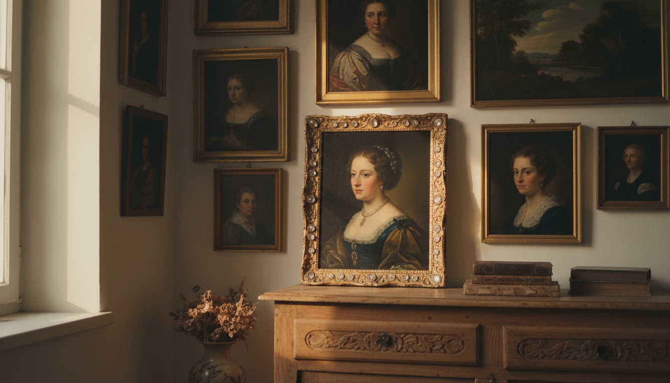 Portrait miniature : l'art en bijou précieux
