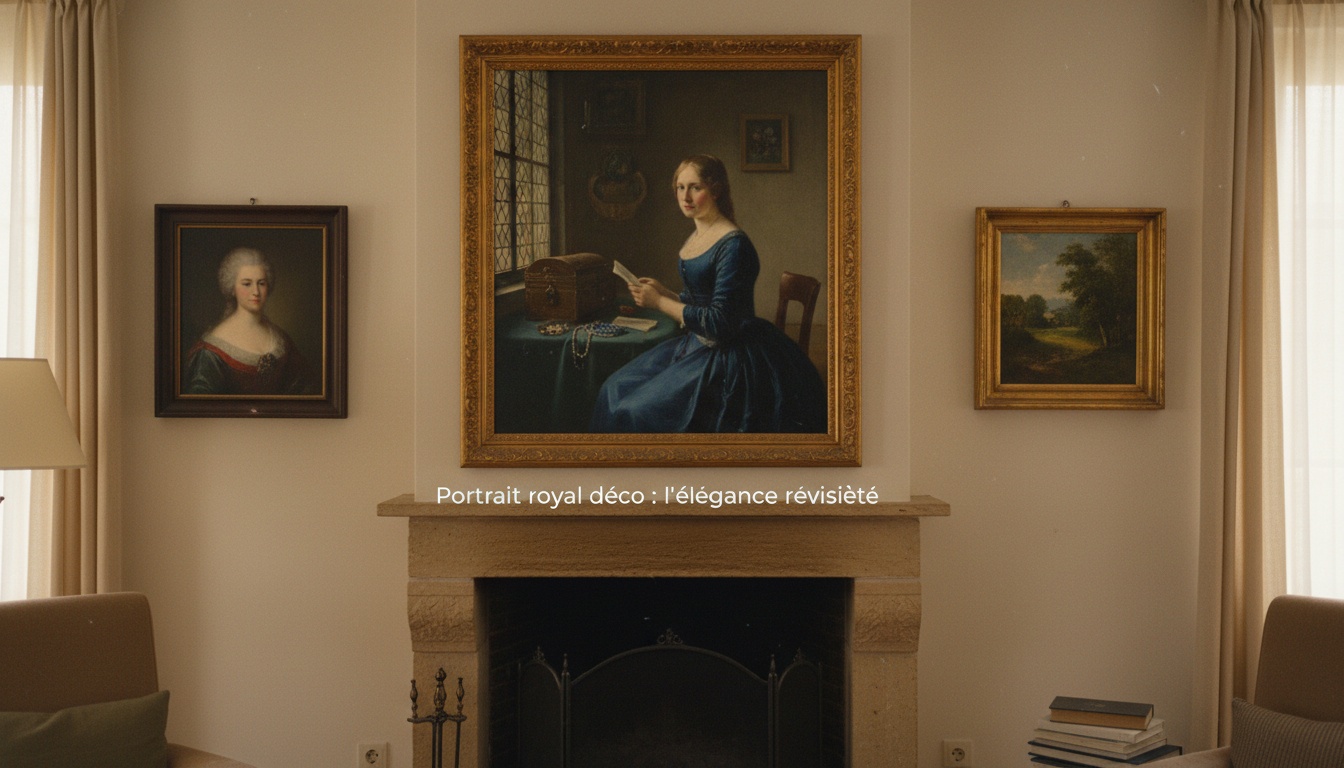 Portrait royal déco : l'élégance revisitée