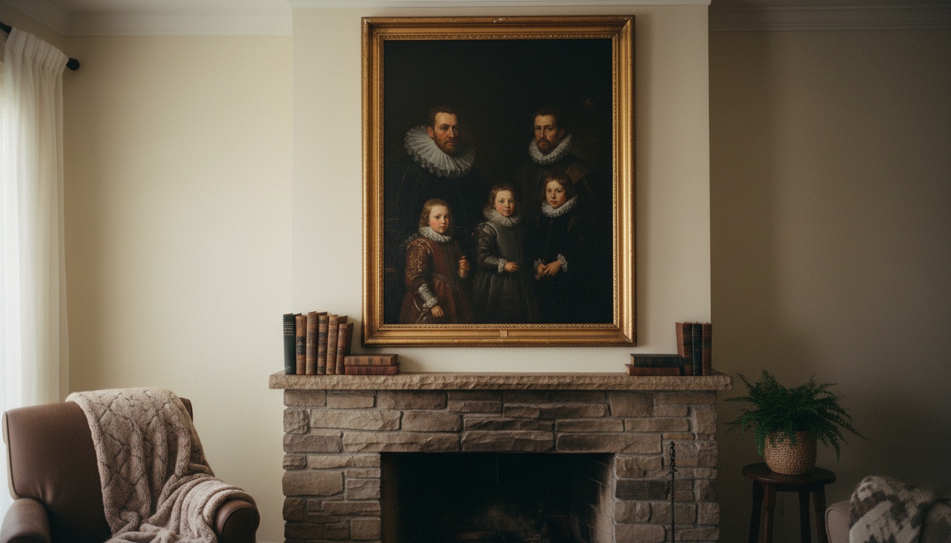 Portraits de famille : idées déco uniques