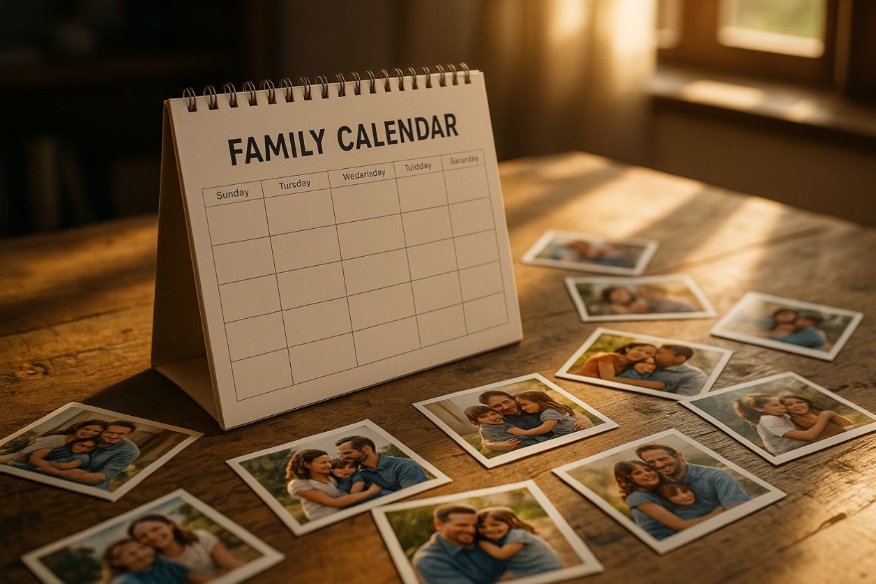 Créez un calendrier photo famille unique