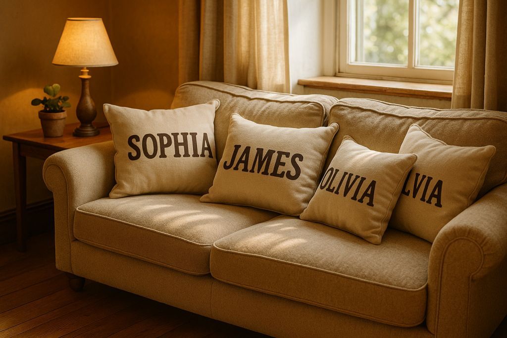 Coussins personnalisés pour déco unique