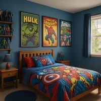 Chambre enfant : déco super-héros unique