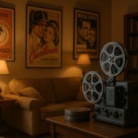 Cinéma maison : une déco vintage unique
