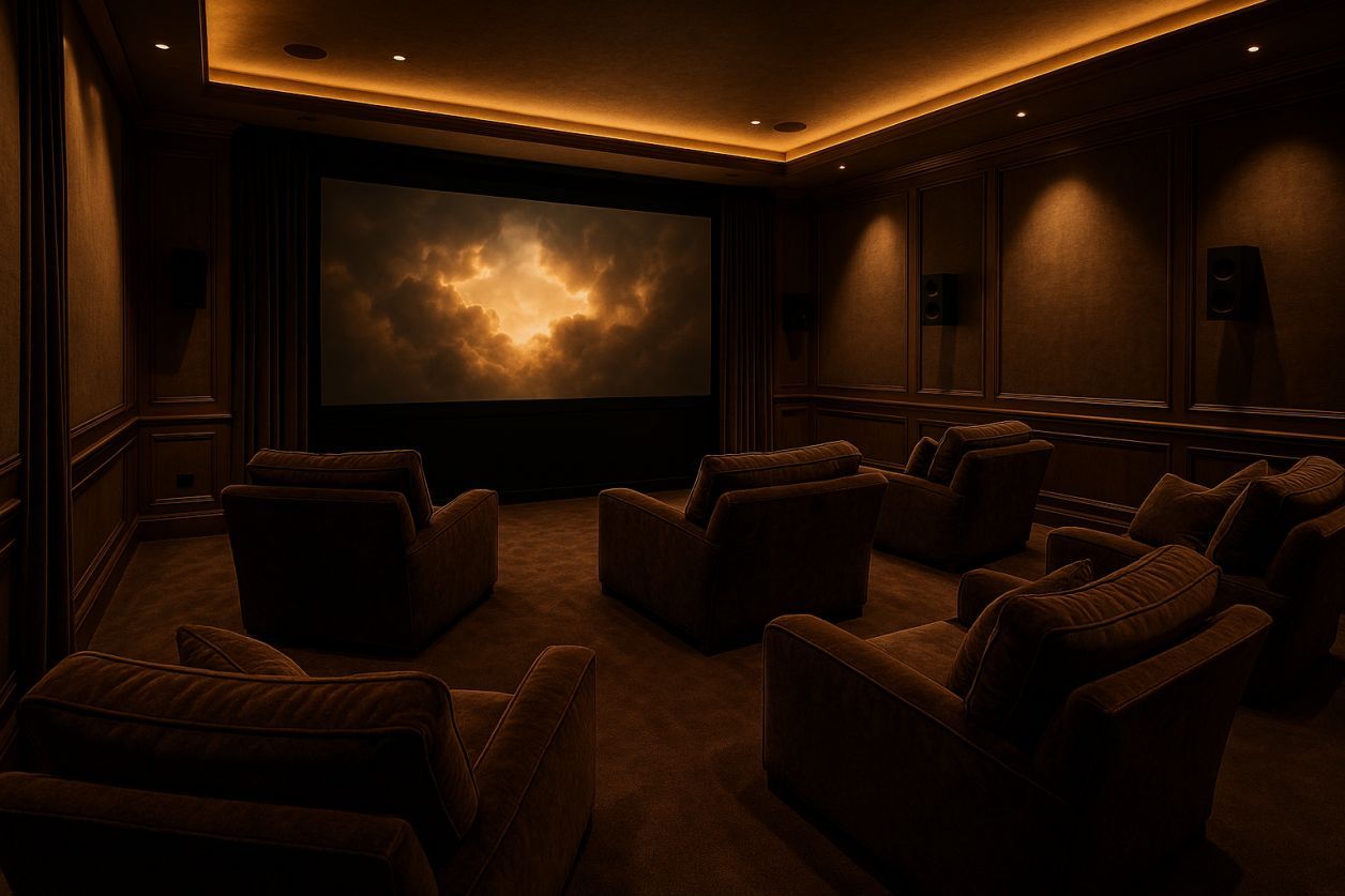 Idées déco pour une salle cinéma maison