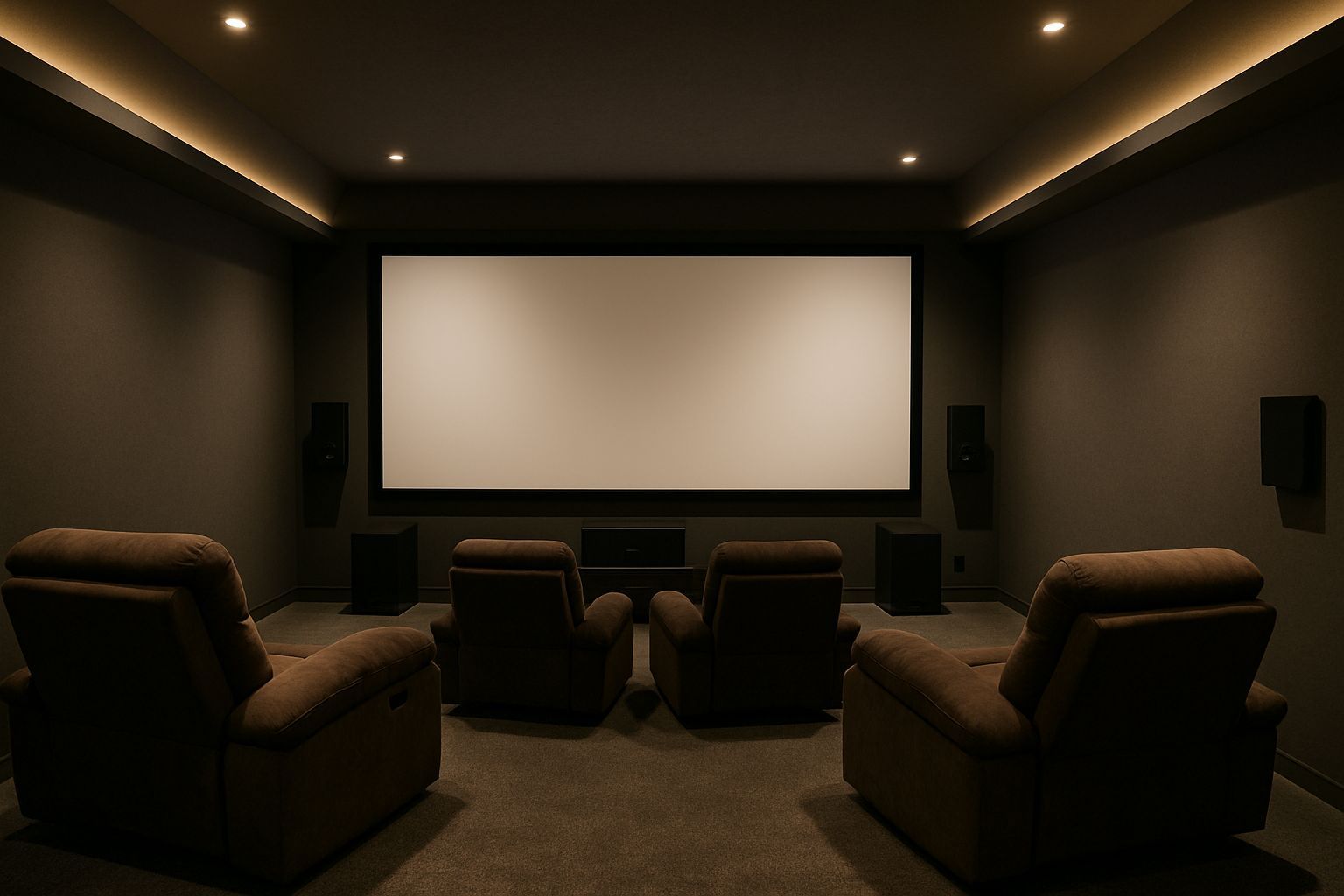 Idées déco pour une salle cinéma maison