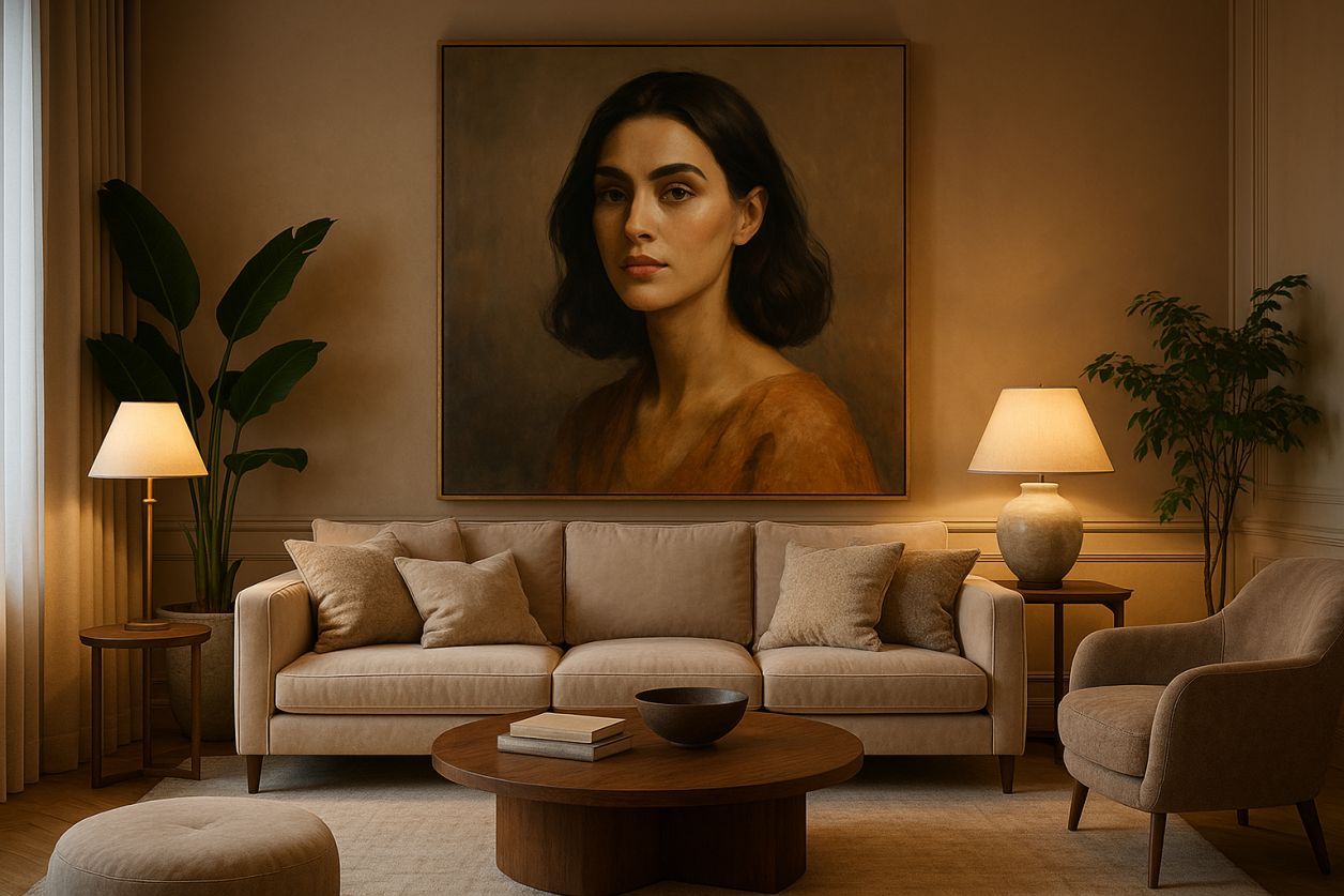 Un portrait pour sublimer votre salon