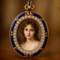 Portrait miniature : l'art en bijou précieux