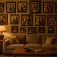 Portraits de famille : idées déco uniques