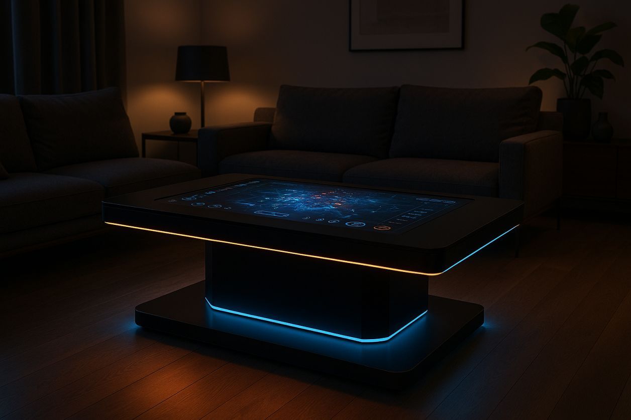 Table basse gamer : design et pixels réunis