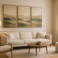 Tableau triptyque unique à personnaliser