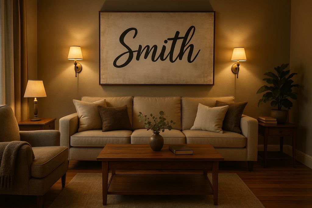 Sublimez votre salon avec une toile unique