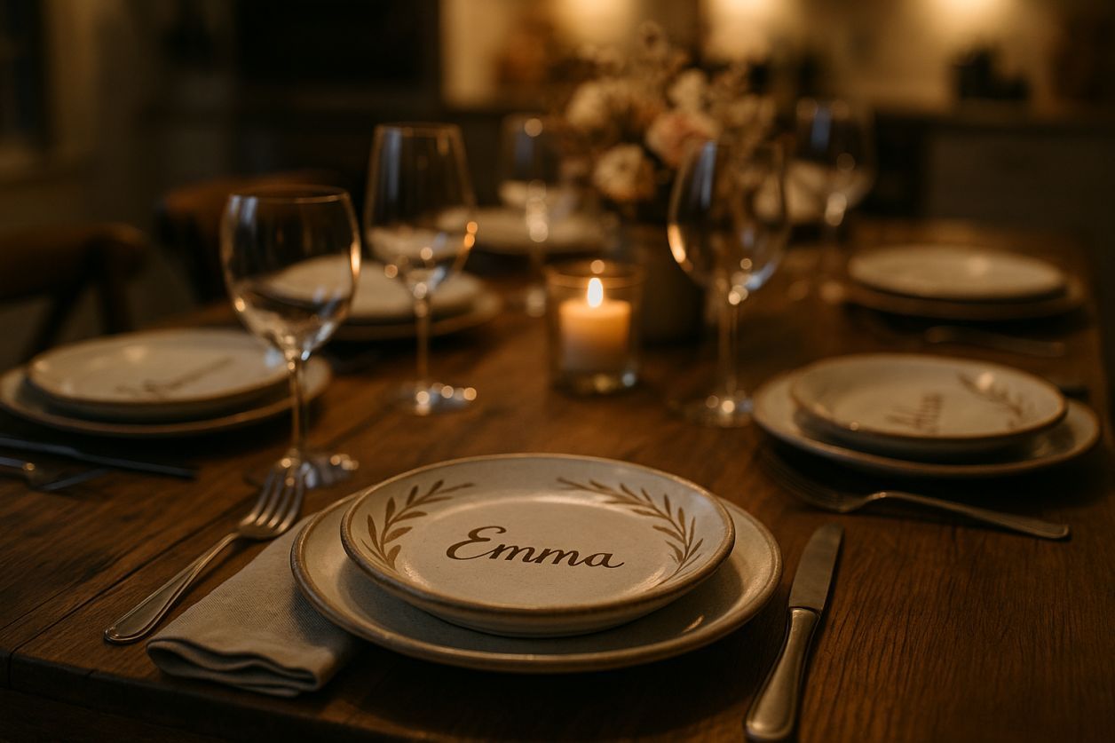 Vaisselle personnalisée : style unique cuisine