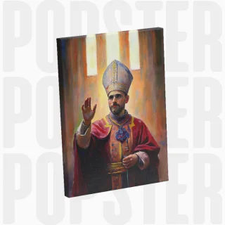 painting Le pape de tous les miracles