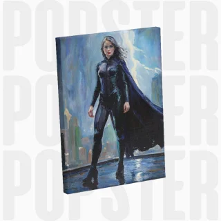 painting La justicière de l'orage