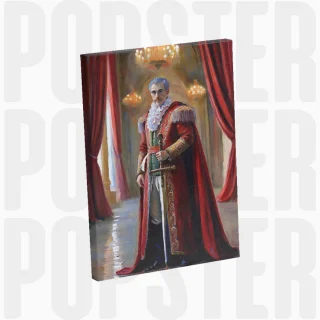 painting Le prince du royaume doré