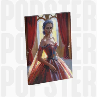 painting La princesse et le palais doré
