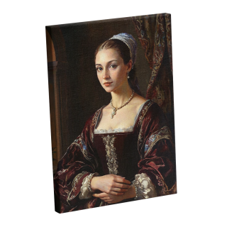 painting Portrait d'une Noble