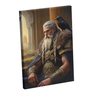 painting Odin