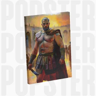 painting Le gladiateur invincible
