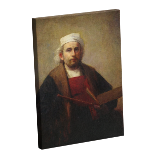 painting Autoportrait Aux Deux Cercles