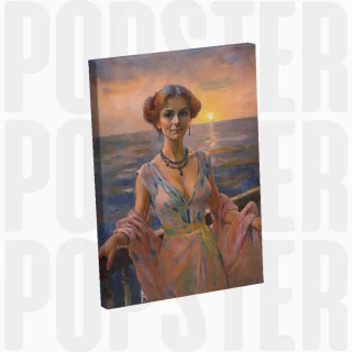 painting Romantique Naufragée