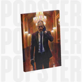 painting L'agent au costume fatal