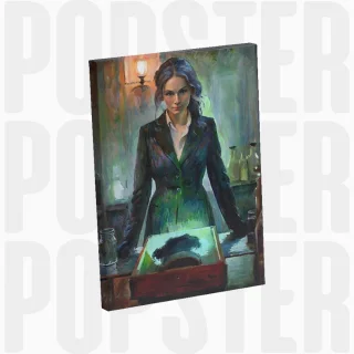 painting La fiancée du savant maudit
