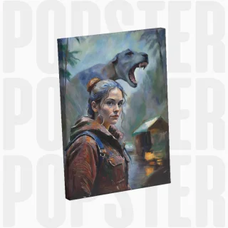 painting La Femme du Jurassic