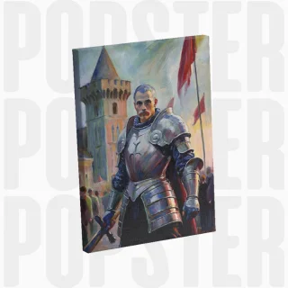 painting Le dernier rempart du royaume