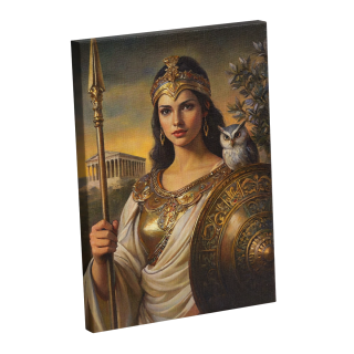 painting Athéna