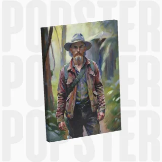 painting L'odyssée sauvage : au cœur de la jungle