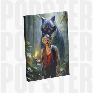 painting Chasseur de dinosaures : l'évasion jurassique