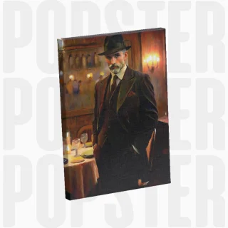 painting Le parrain de la table ronde