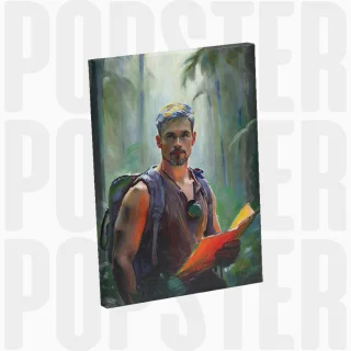 painting L'odyssée de l'explorateur perdu