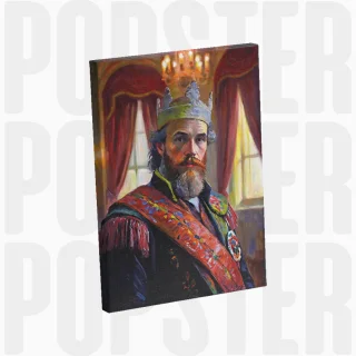 painting Le roi des royaumes oubliés