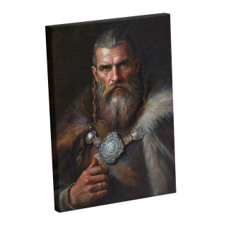 painting Le Guerrier Viking