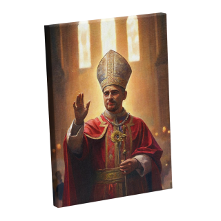 painting Le pape de tous les miracles