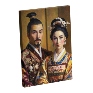 painting Le Couple Royal du Japon