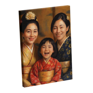 painting Famille Royale du Japon 2