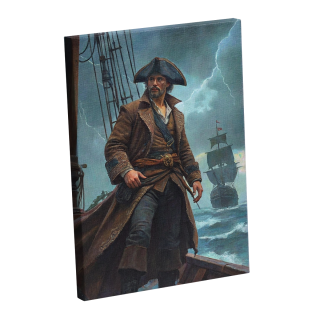 painting Le capitaine des tempêtes