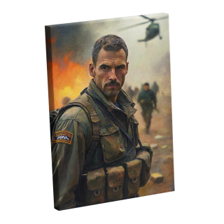 painting Mission héroïque : l'âme d'un soldat
