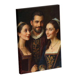 painting Portrait à 3 Royal