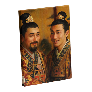 painting Le Couple Royal du Japon 3