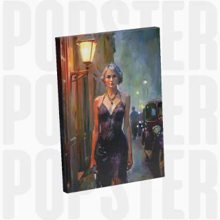 painting La dame de la mafia