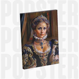 painting Portrait Royal Femme 3