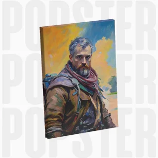 painting Le Vagabond du Désert