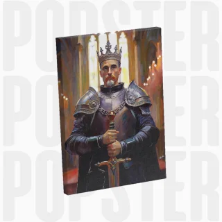 painting Le roi des chevaliers sacrés