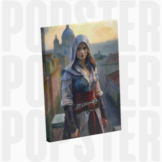 painting L'ombre de l'assassine élégante